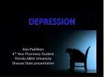 DEPRESSION - slide 1