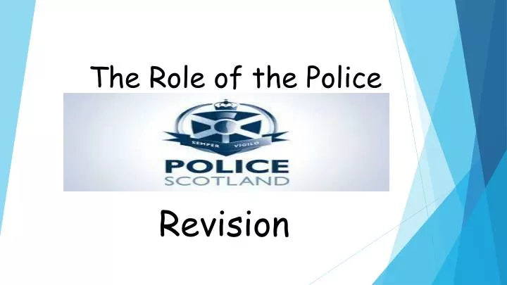 the role of the police