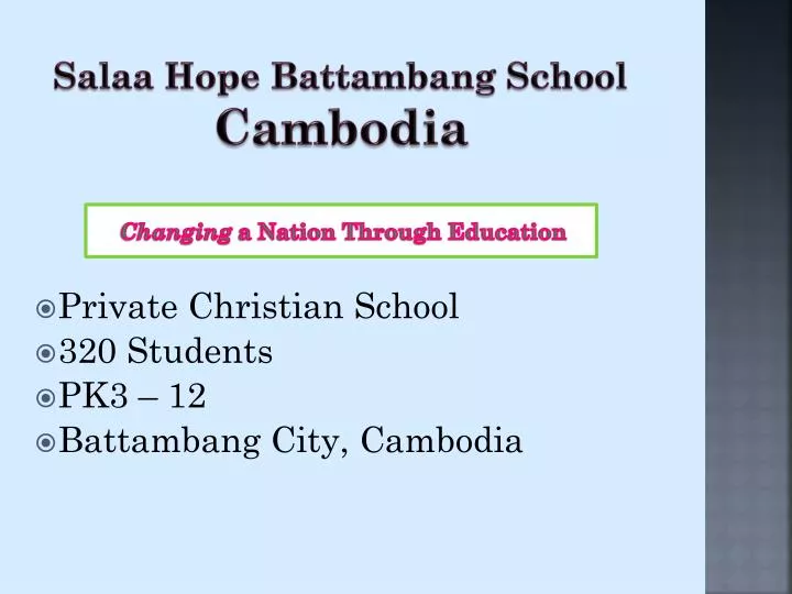 salaa hope battambang school cambodia