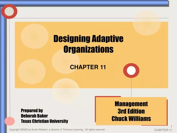 designing adaptive organizations