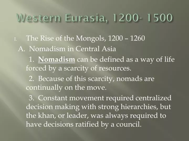western eurasia 1200 1500