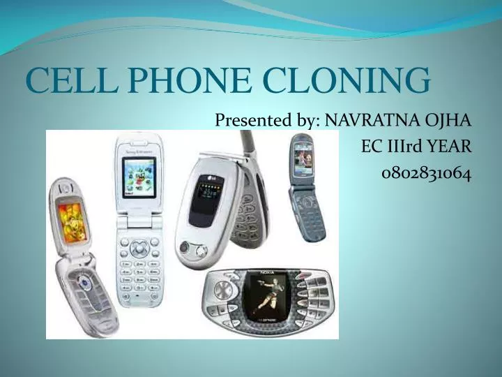 cell phone cloning