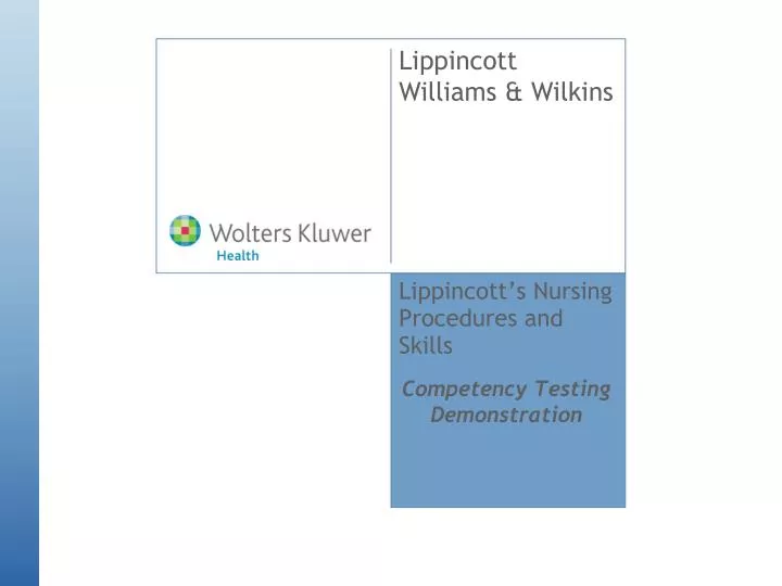 lippincott s nursing procedures and skills