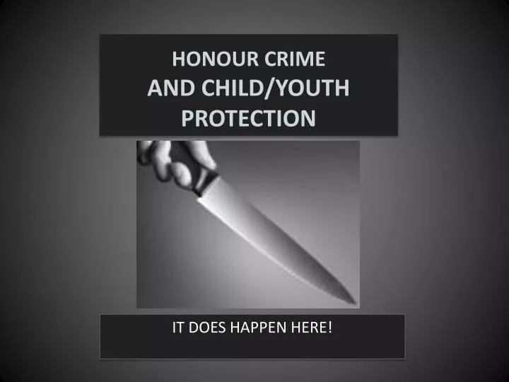 honour crime and child youth protection