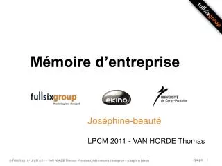 m moire d entreprise