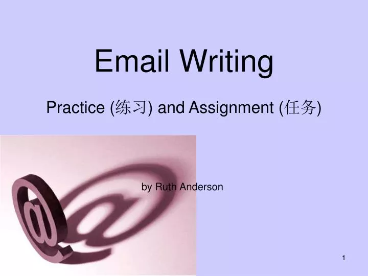 PPT - Email Writing PowerPoint Presentation, free download - ID:4547778