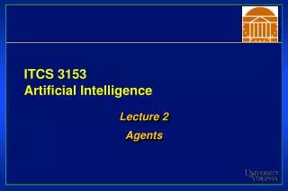 ITCS 3153 Artificial Intelligence