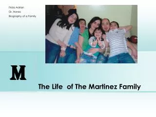 The Life of The Martinez Family