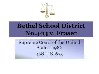 bethel school district no 403 v fraser