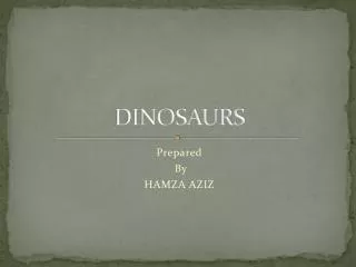 dinosaurs