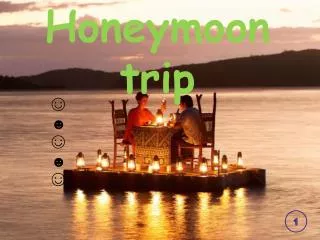 Honeymoon trip