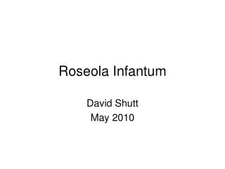 Roseola Infantum