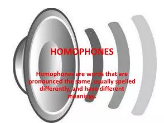 homophones