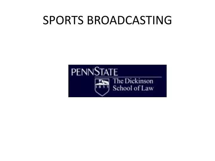 sports broadcasting