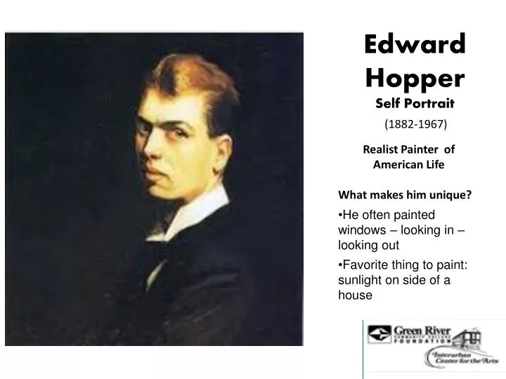 edward hopper self portrait