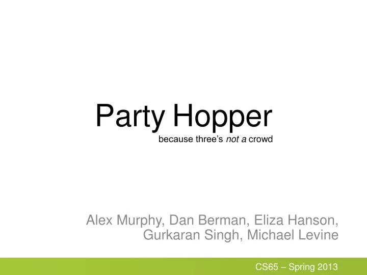 party hopper
