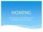 HOMING - slide 1