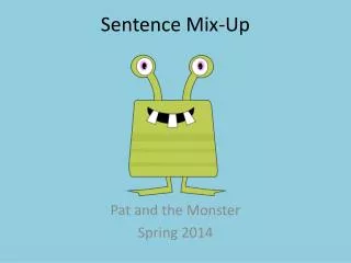 Sentence Mix-Up