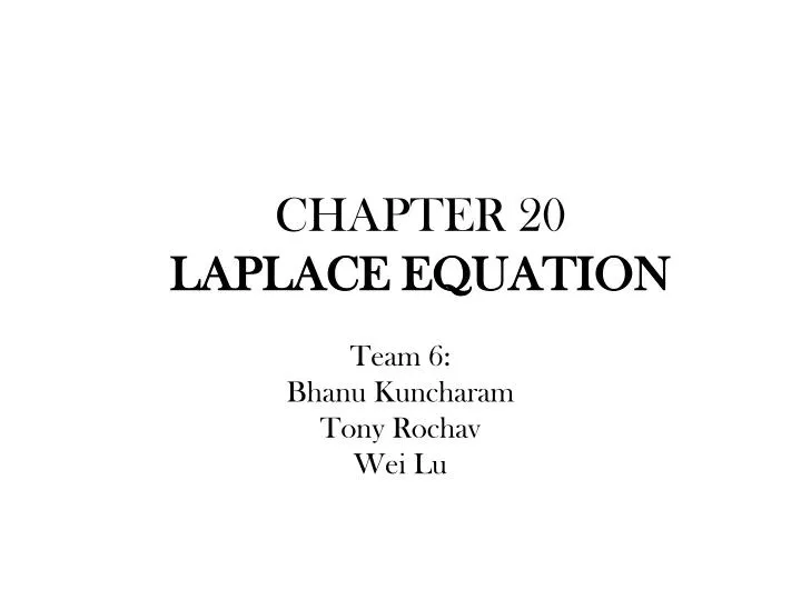 chapter 20 laplace equation