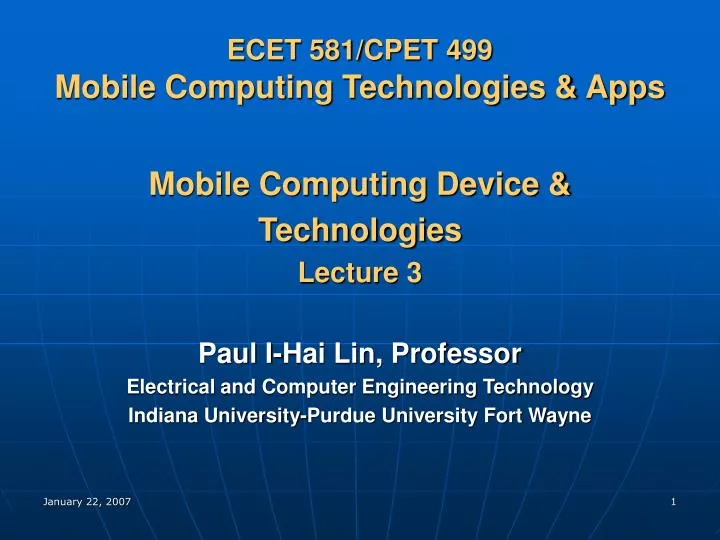 ecet 581 cpet 499 mobile computing technologies apps