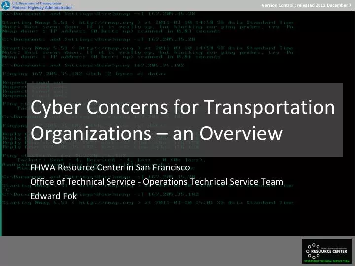 cyber concerns for transportation organizations an overview