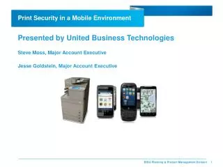 Print Security in a Mobile Environment