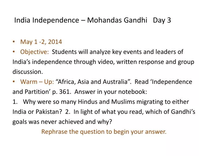 india independence mohandas gandhi day 3