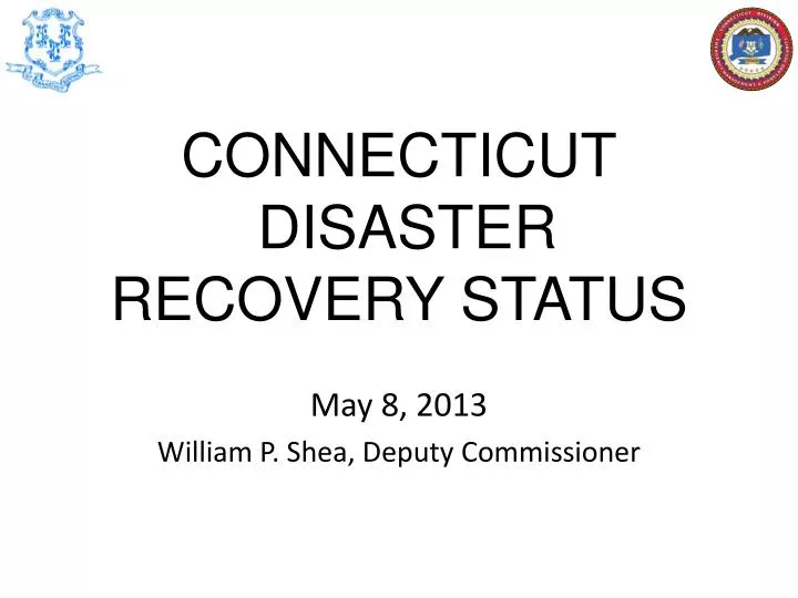 connecticut disaster recovery status