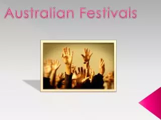 Australian Festi v als