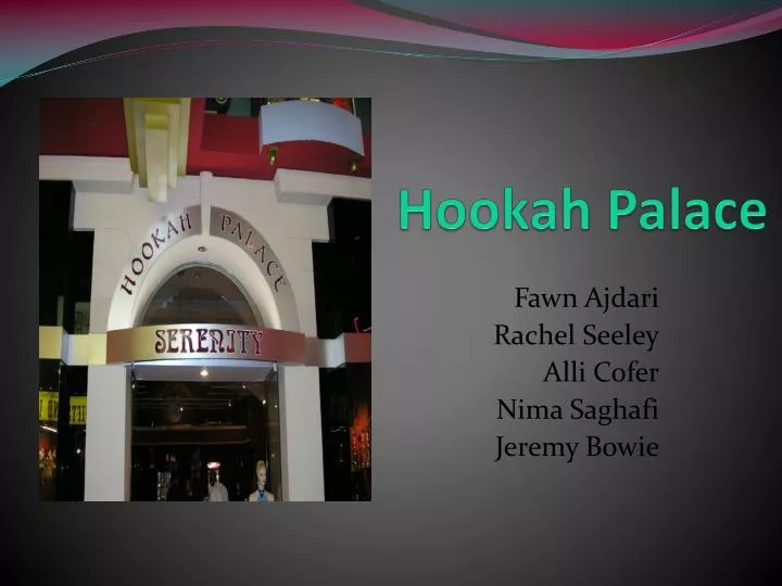 hookah palace