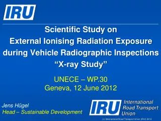UNECE – WP.30 Geneva, 12 June 2012
