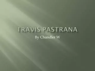 Travis Pastrana