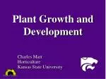 Plant Growth and Development