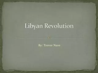 Libyan Revolution