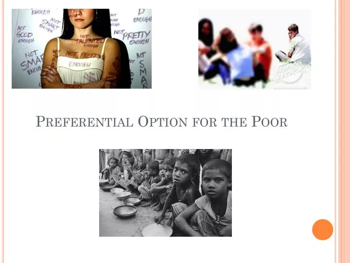 preferential option for the poor