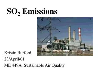 SO 2 Emissions