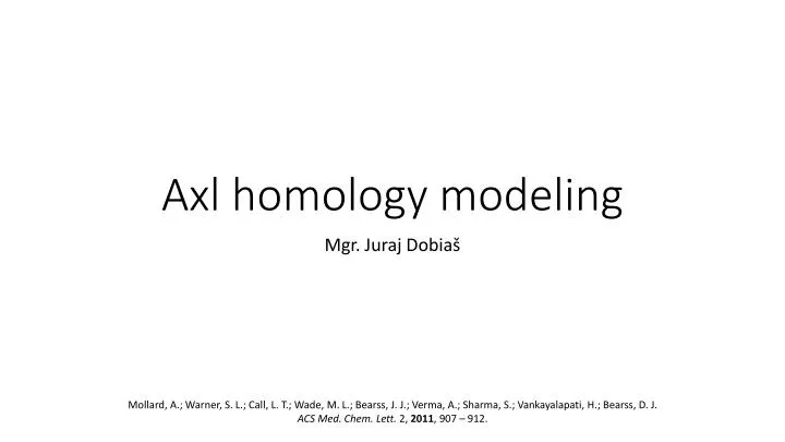 axl homology modeling
