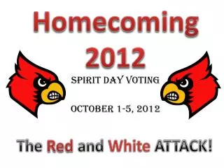 Spirit D ay Voting October 1-5, 2012