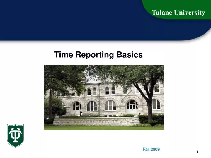 time reporting basics