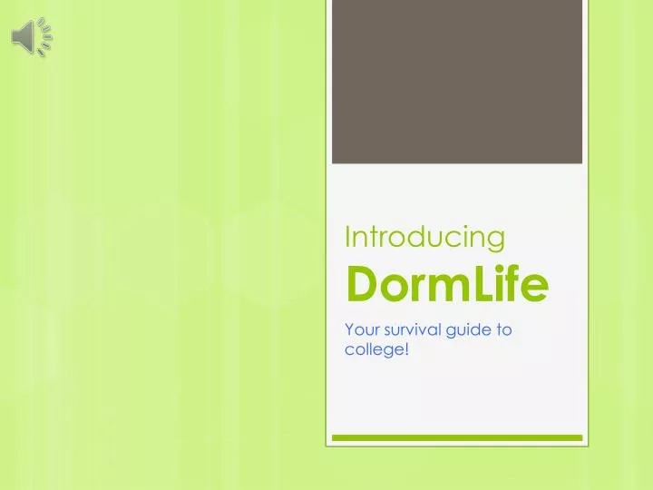 introducing dormlife