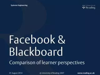 Facebook &amp; Blackboard