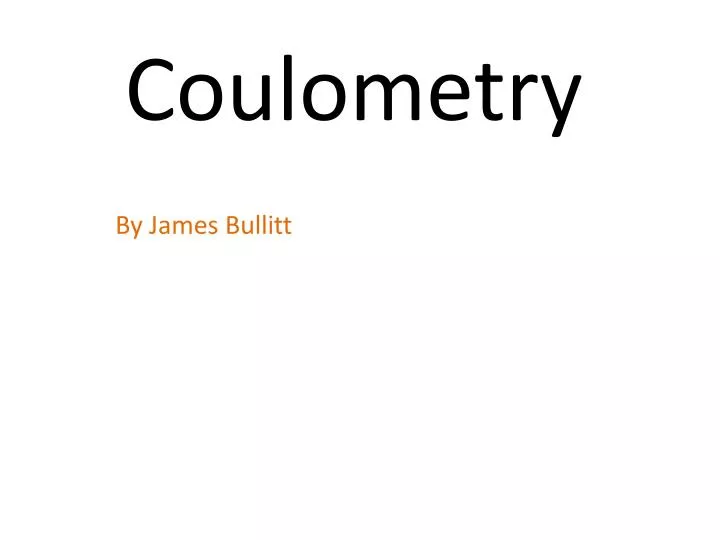 coulometry