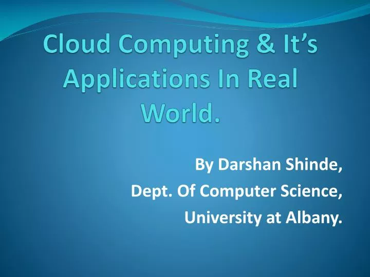 cloud computing it s applications in real world