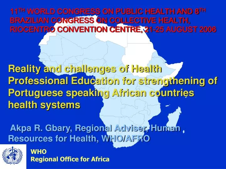 who regional office for africa