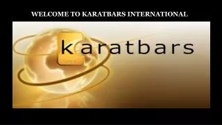 WELCOME TO KARATBARS INTERNATIONAL