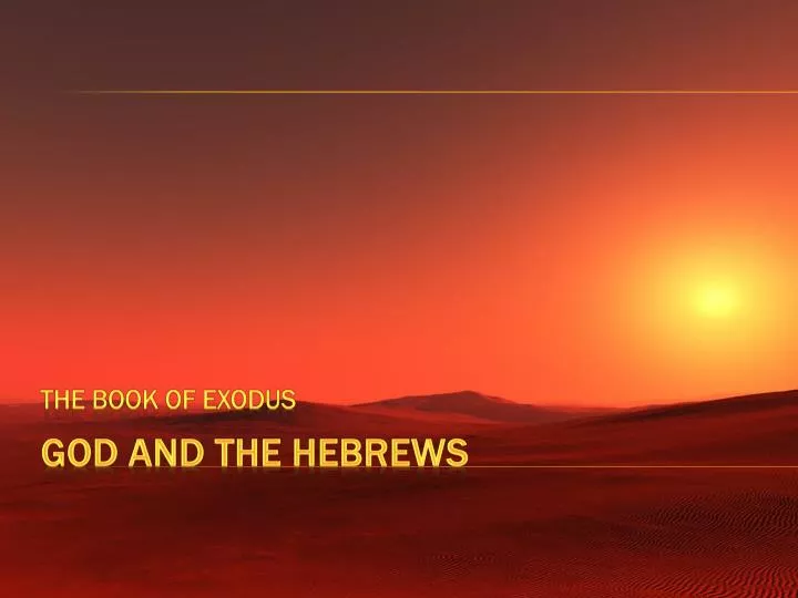 the book of exodus