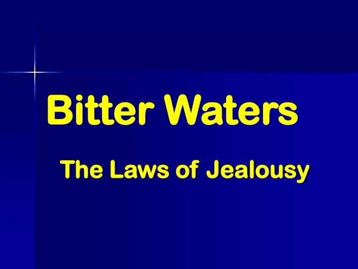 bitter waters