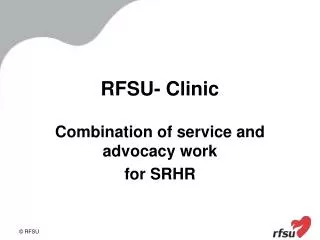 RFSU- Clinic