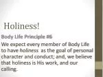 Holiness!
