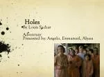 Holes - slide 1